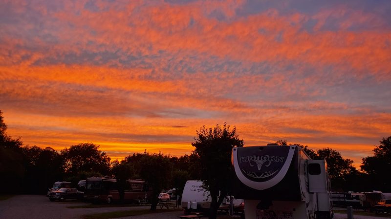 Sunset in Clarksville, TN
