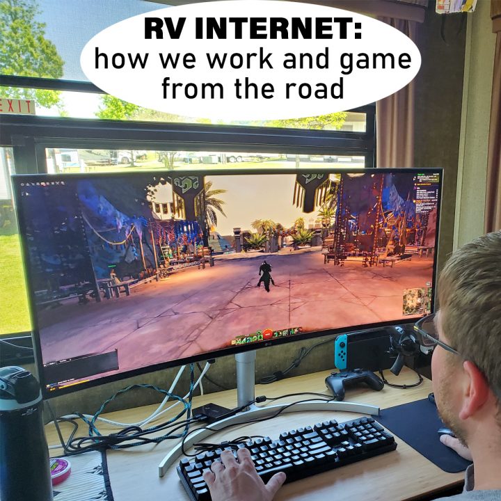 How to get enough internet to work & game from your RV
