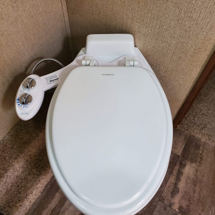 How we added a bidet to our RV toilet - RV with Us